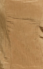 Straight Neck Gathered Drop Waist Dress in Brown