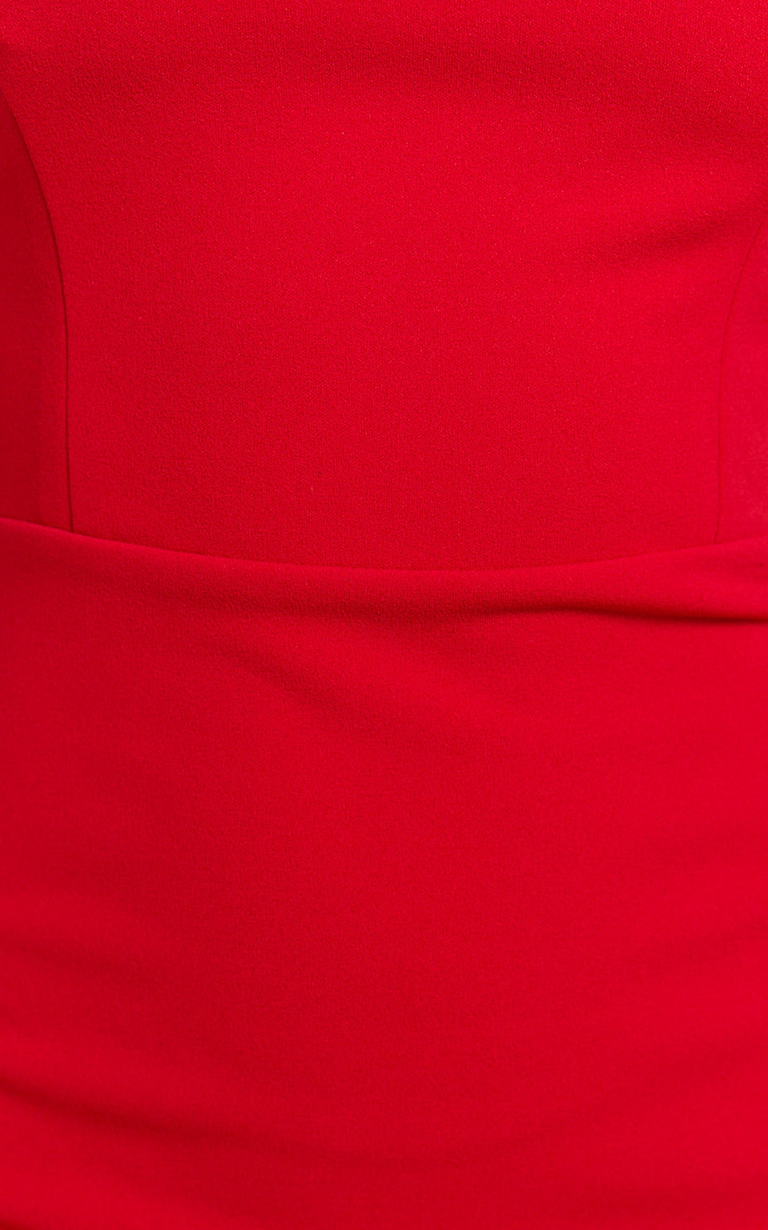 Halter Neck Column Dress in Red - Urban Luxe Apparel